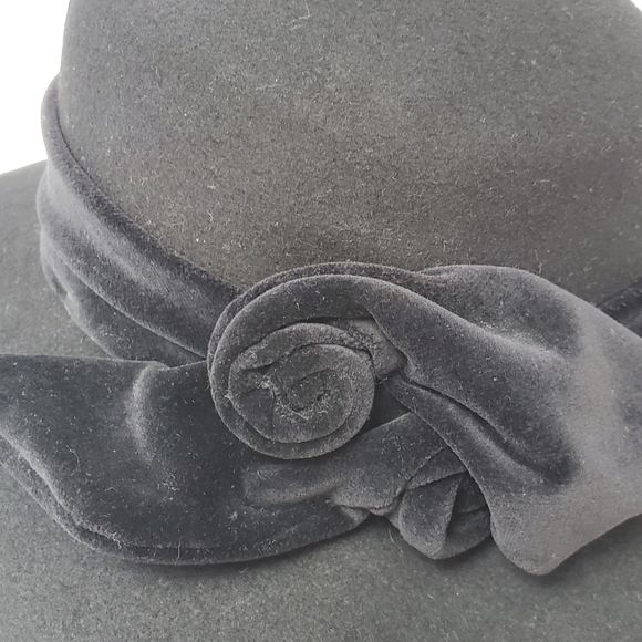 Black Wool Hat Bermona Trend London - Picture 7 of 8